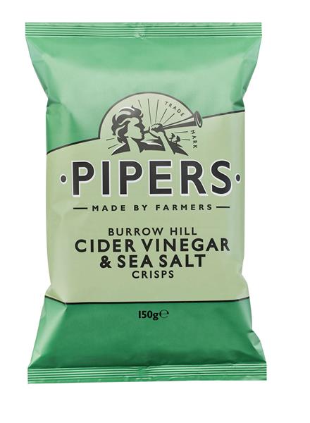 CIDER VINEGAR & SEA SALT CRISPS, PIPERS