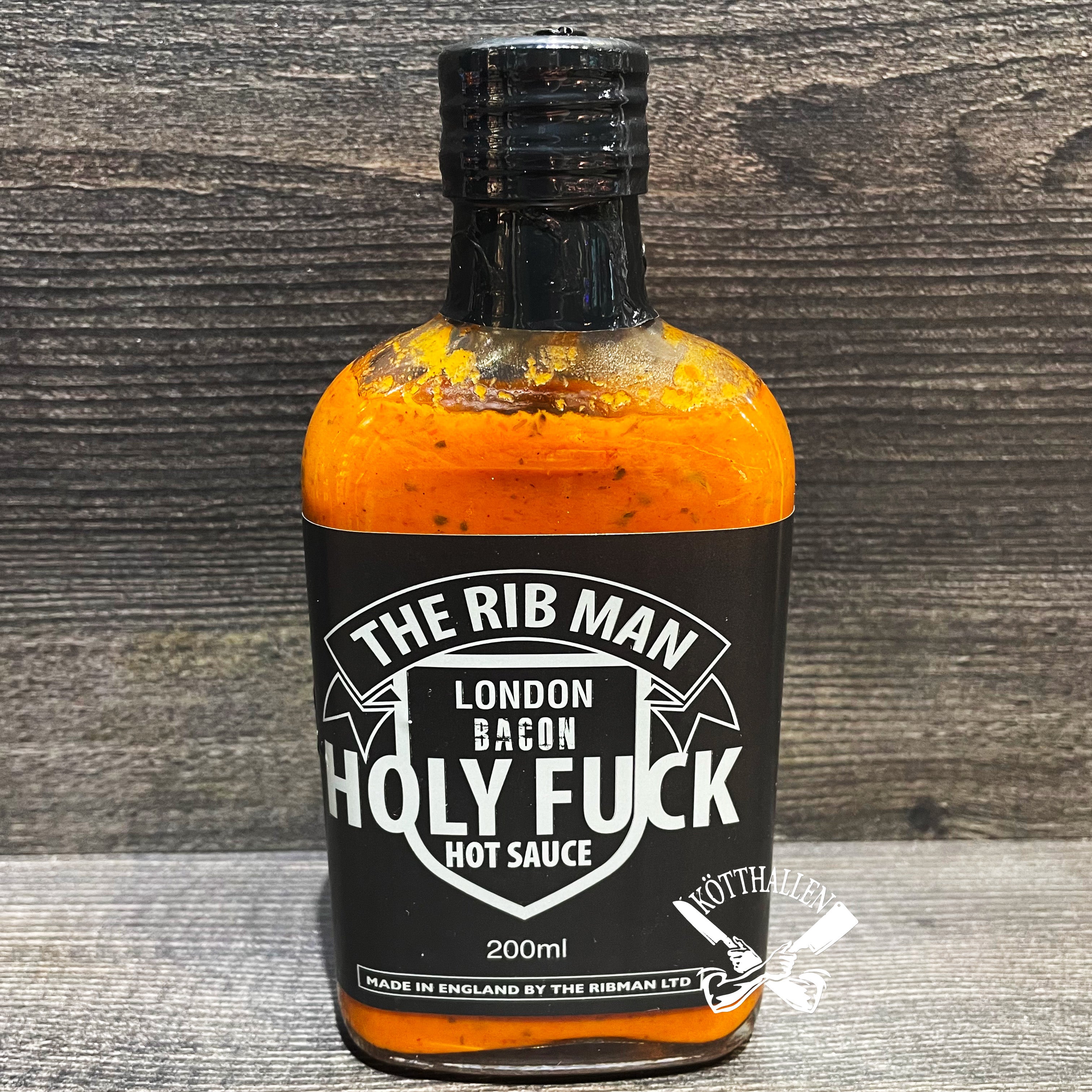 HOLY FUCK BACON HOT SAUCE, THE RIB MAN