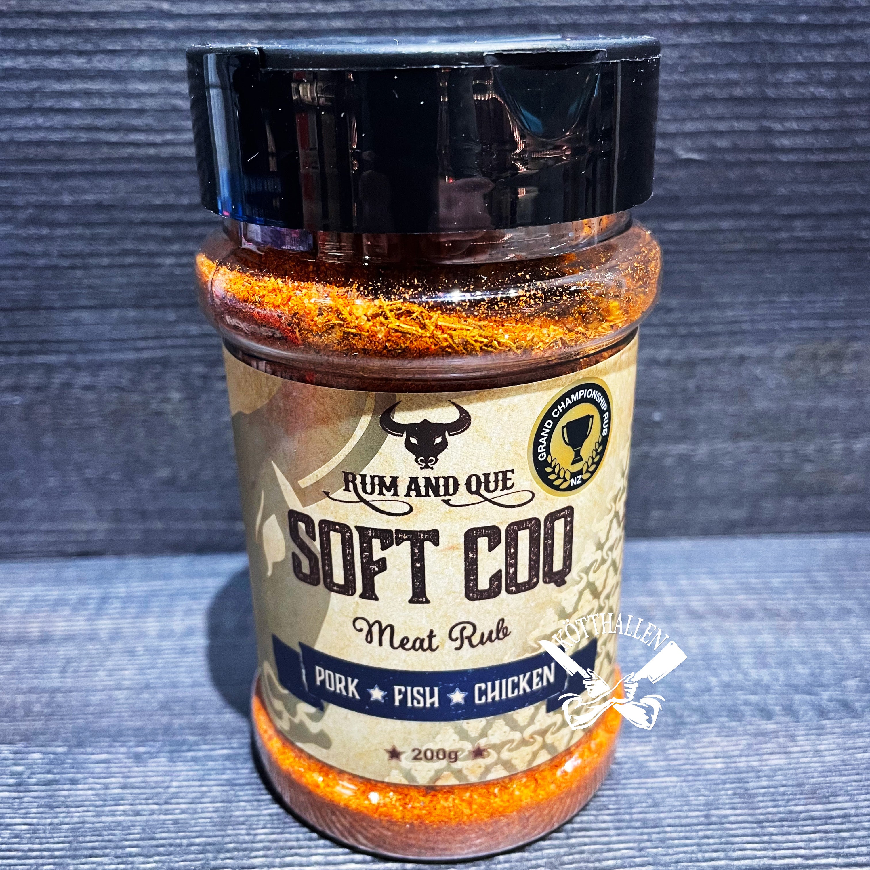 SOFT COQ RUB, RUM AND QUE