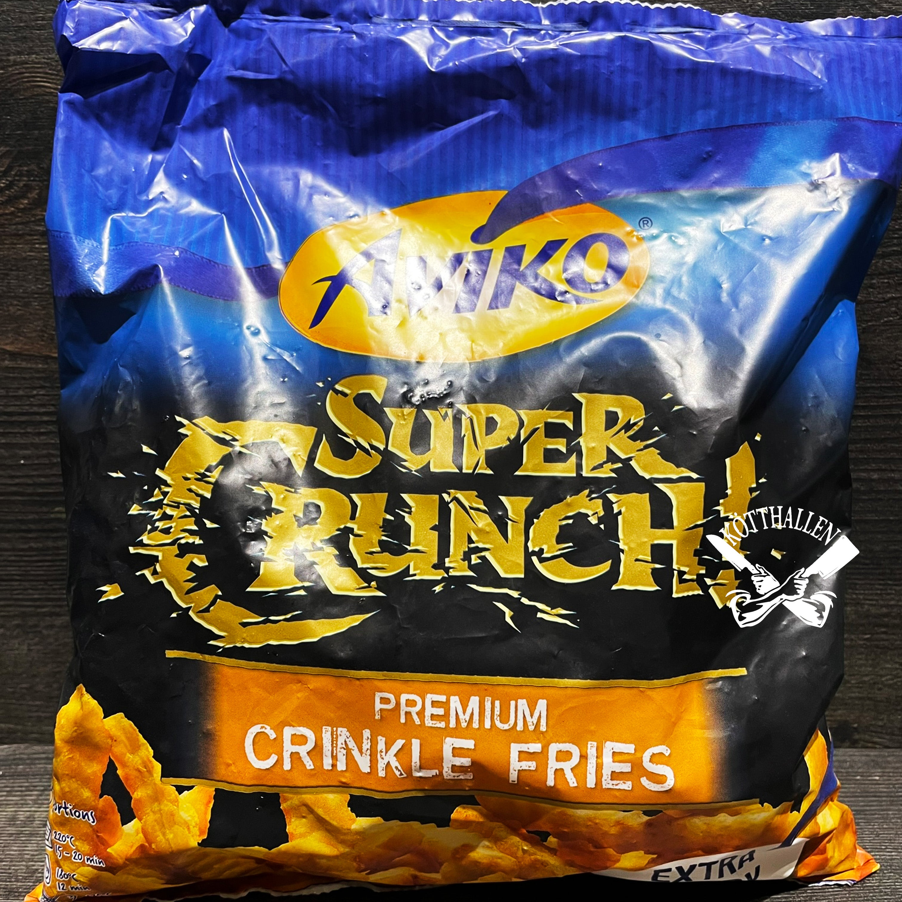 SUPER CRUNCH CRINKEL FRIES, AVIKO