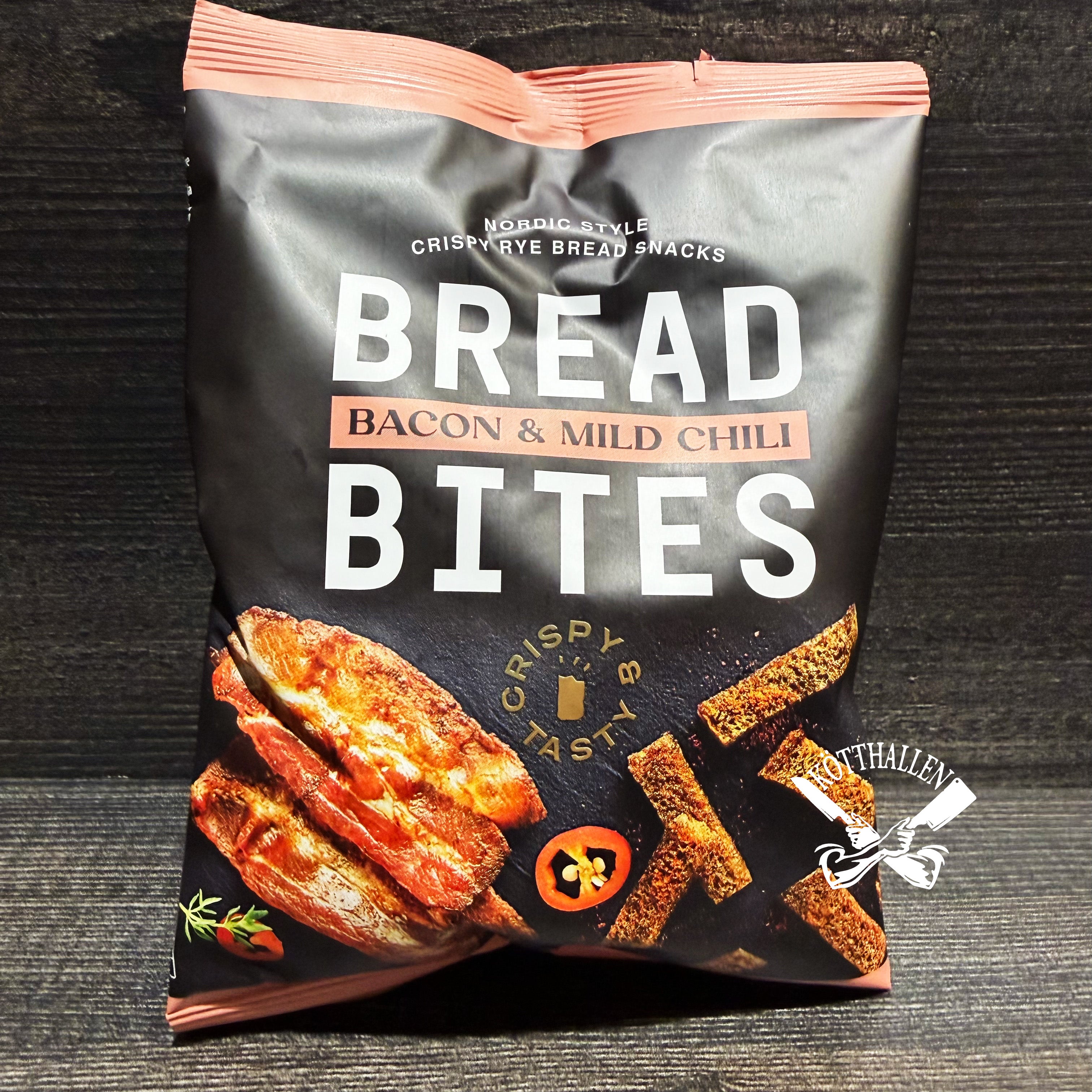 BREAD BITES BACON & MILD CHILI, NORDIC STYLE