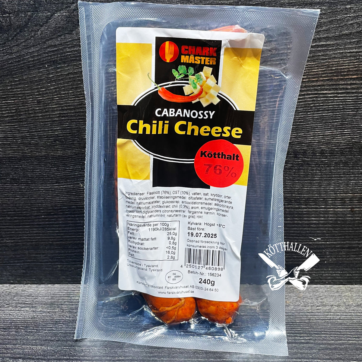 CABANOSSY CHILI CHEESE, CHARKMÄSTER