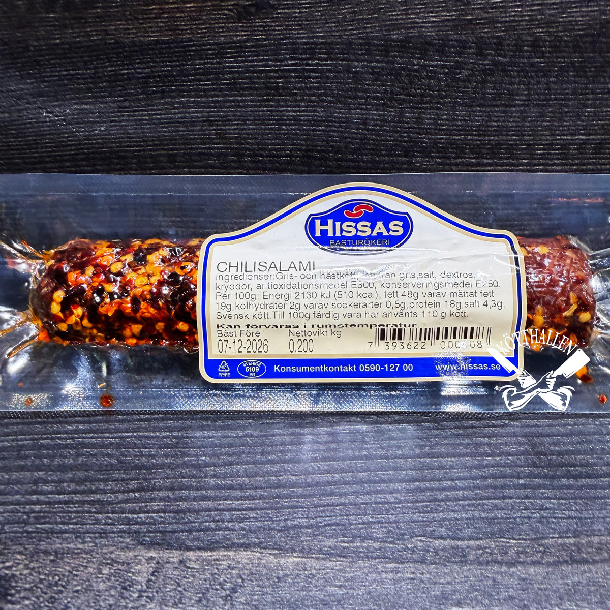 CHILISALAMI, HISSAS BASTURÖKERI
