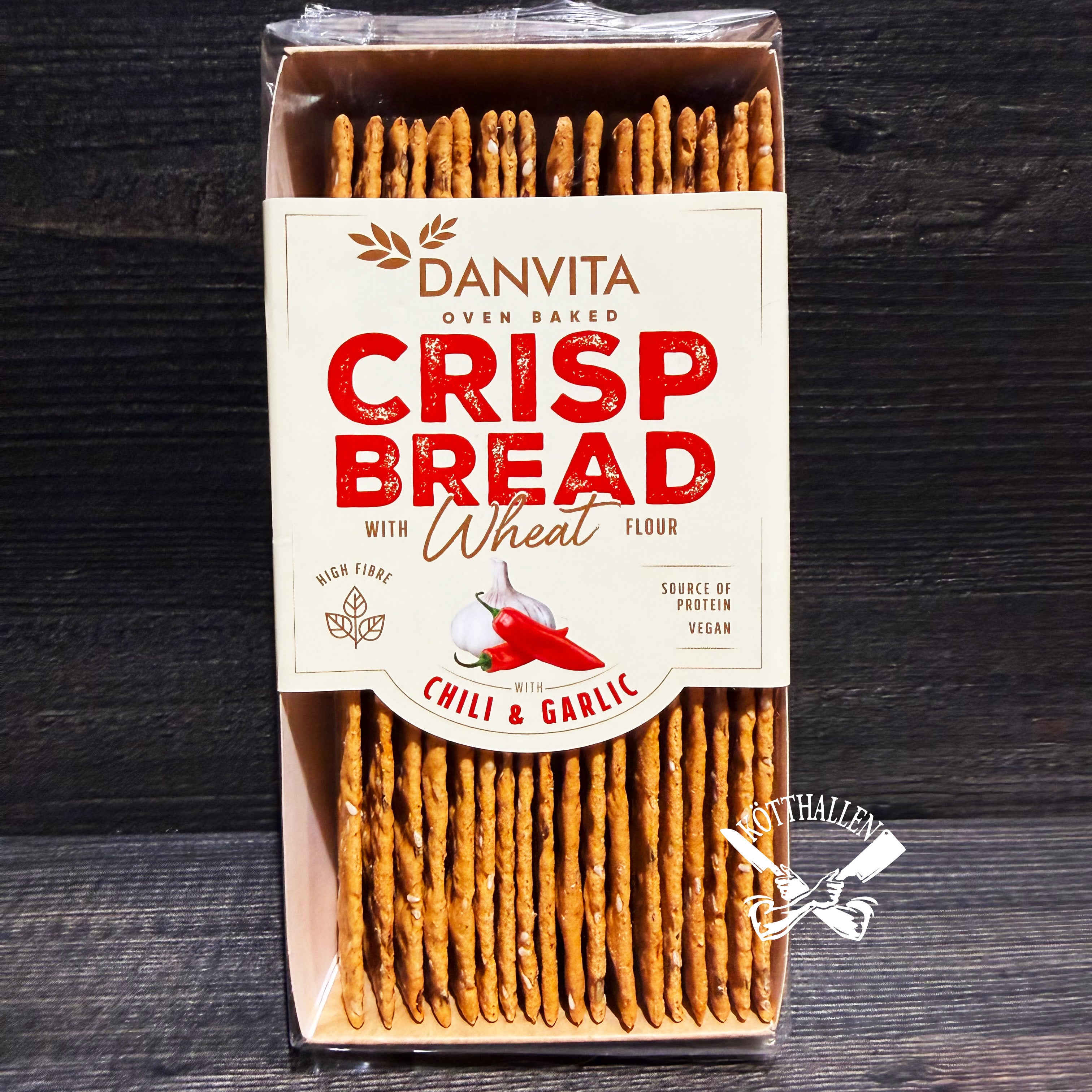 CRISP BREAD CHILI & GARLIC, DANVITA