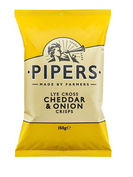 CHEDDAR & ONION CRISPS, PIPERS