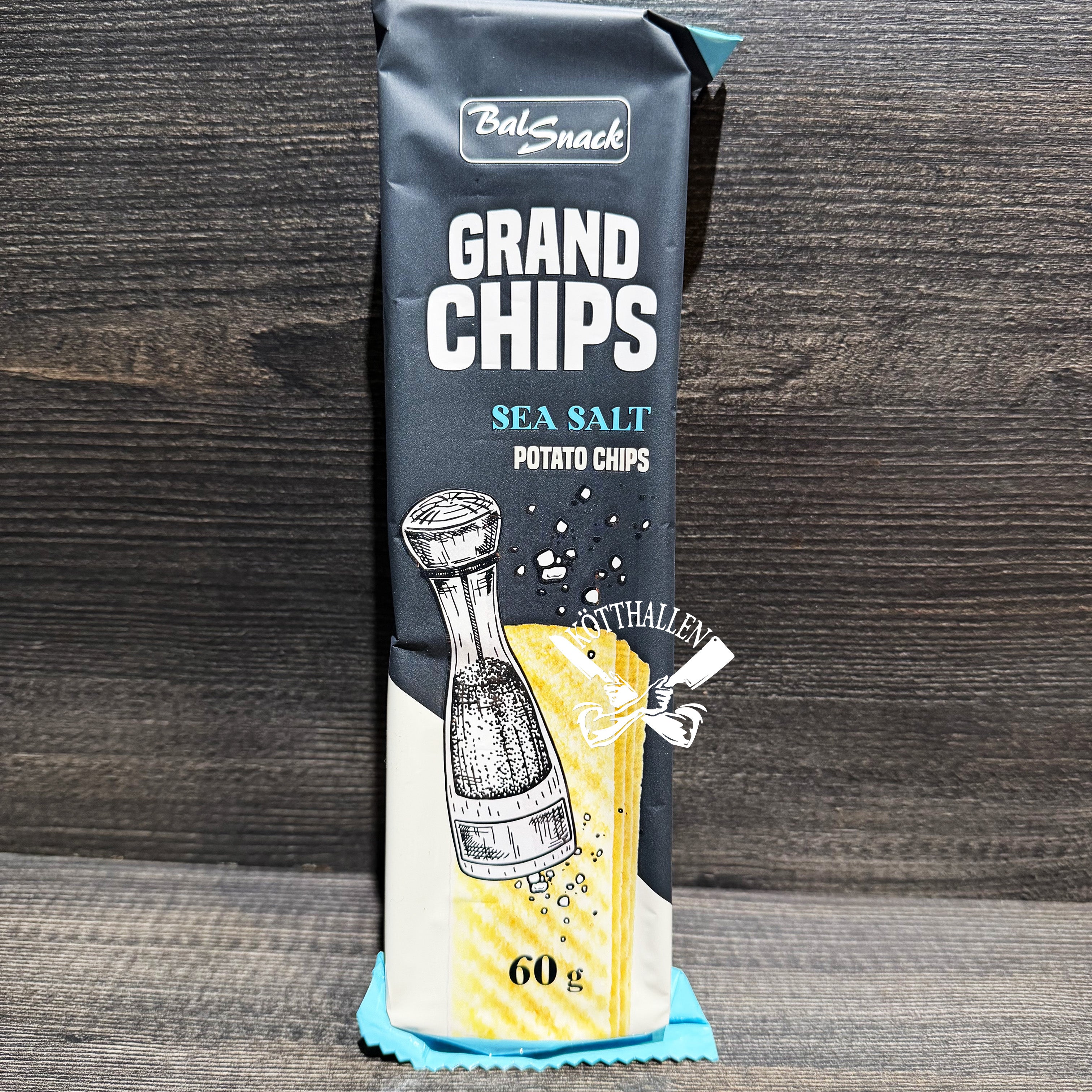 GRAND CHIPS SEA SALT, BALSNACK