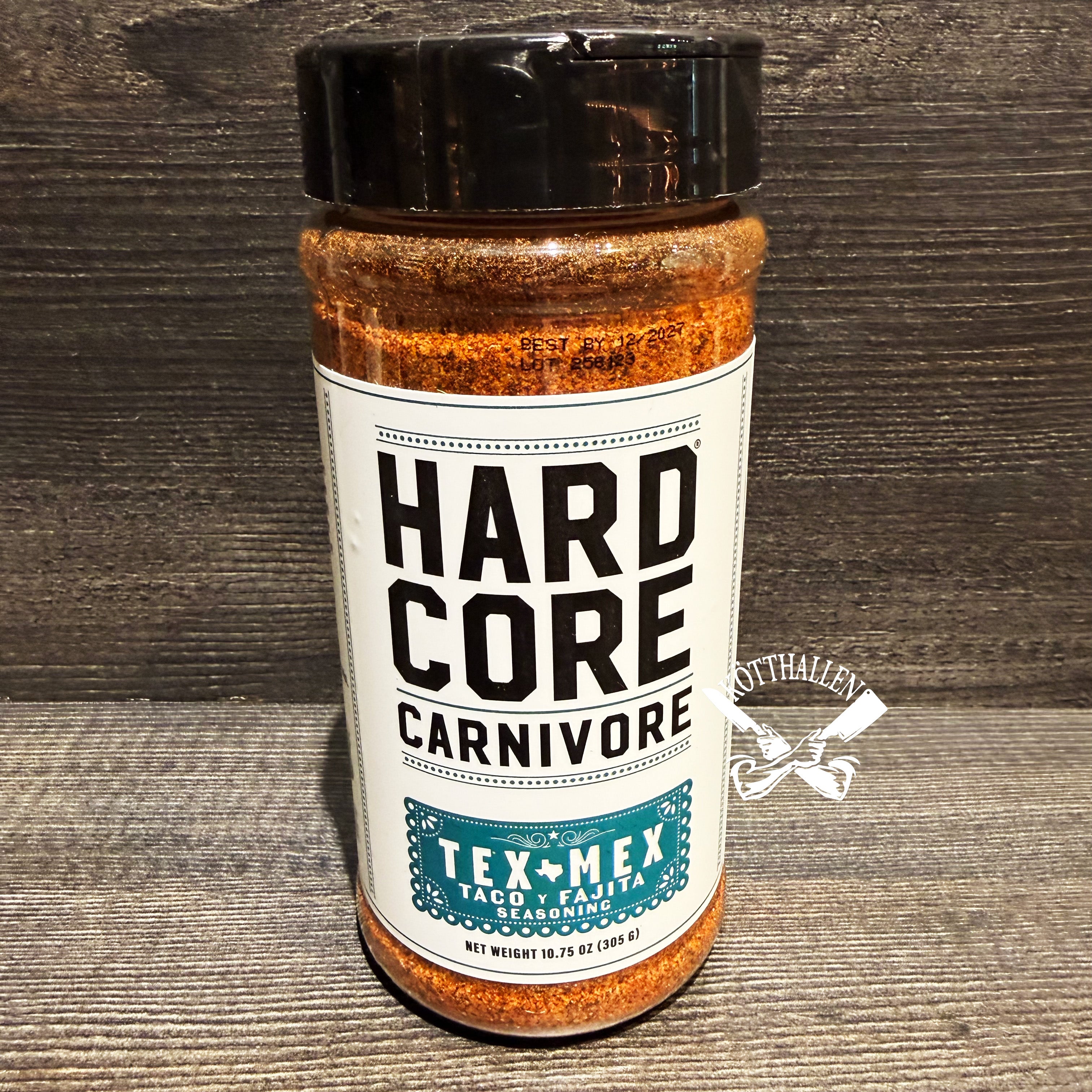 HARDCORE CARNIVORE TEX MEX TACO & FAJITA SEASONING, HARDCORE CARNIVORE