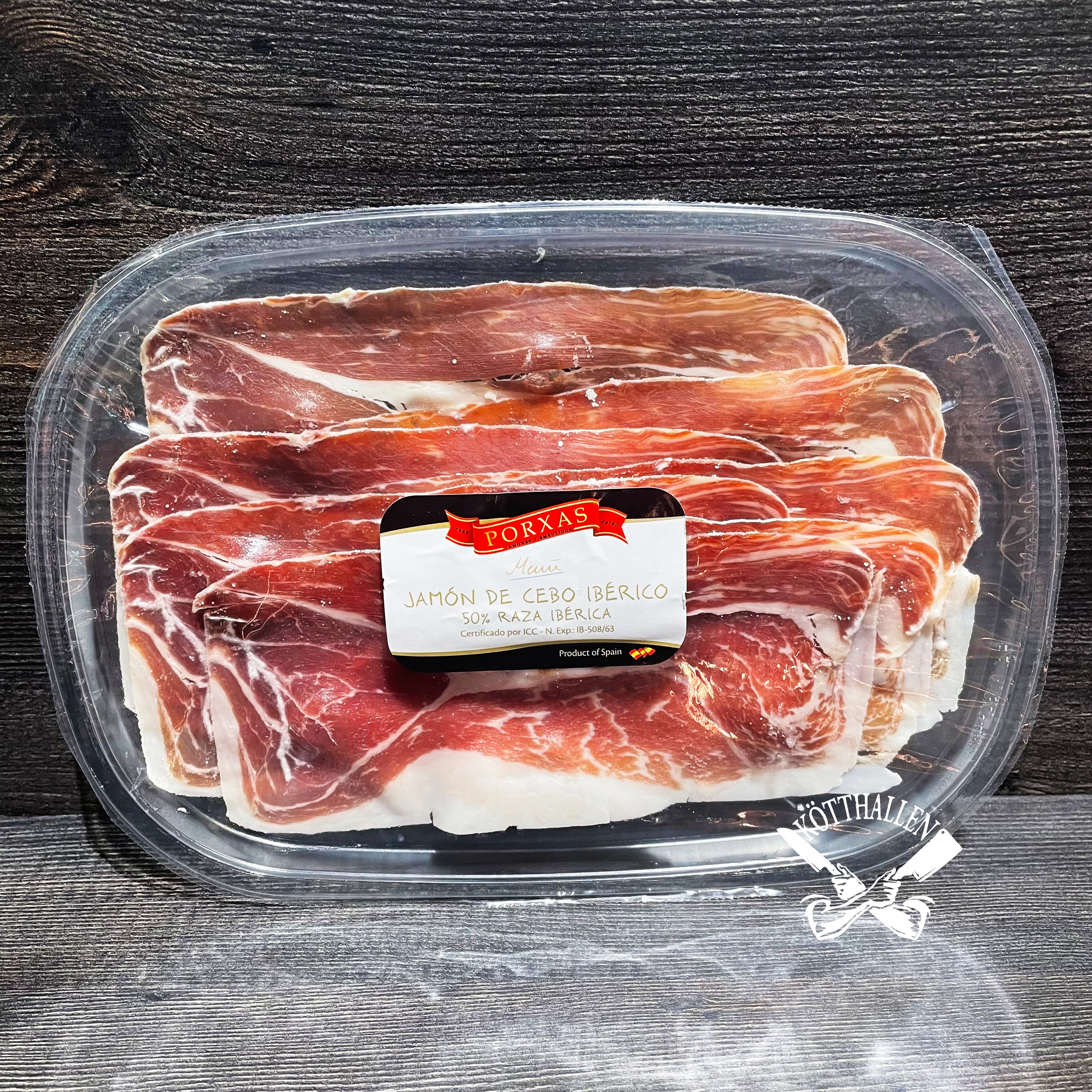 JAMÓN DE CEBO IBÉRICO, PORXAS
