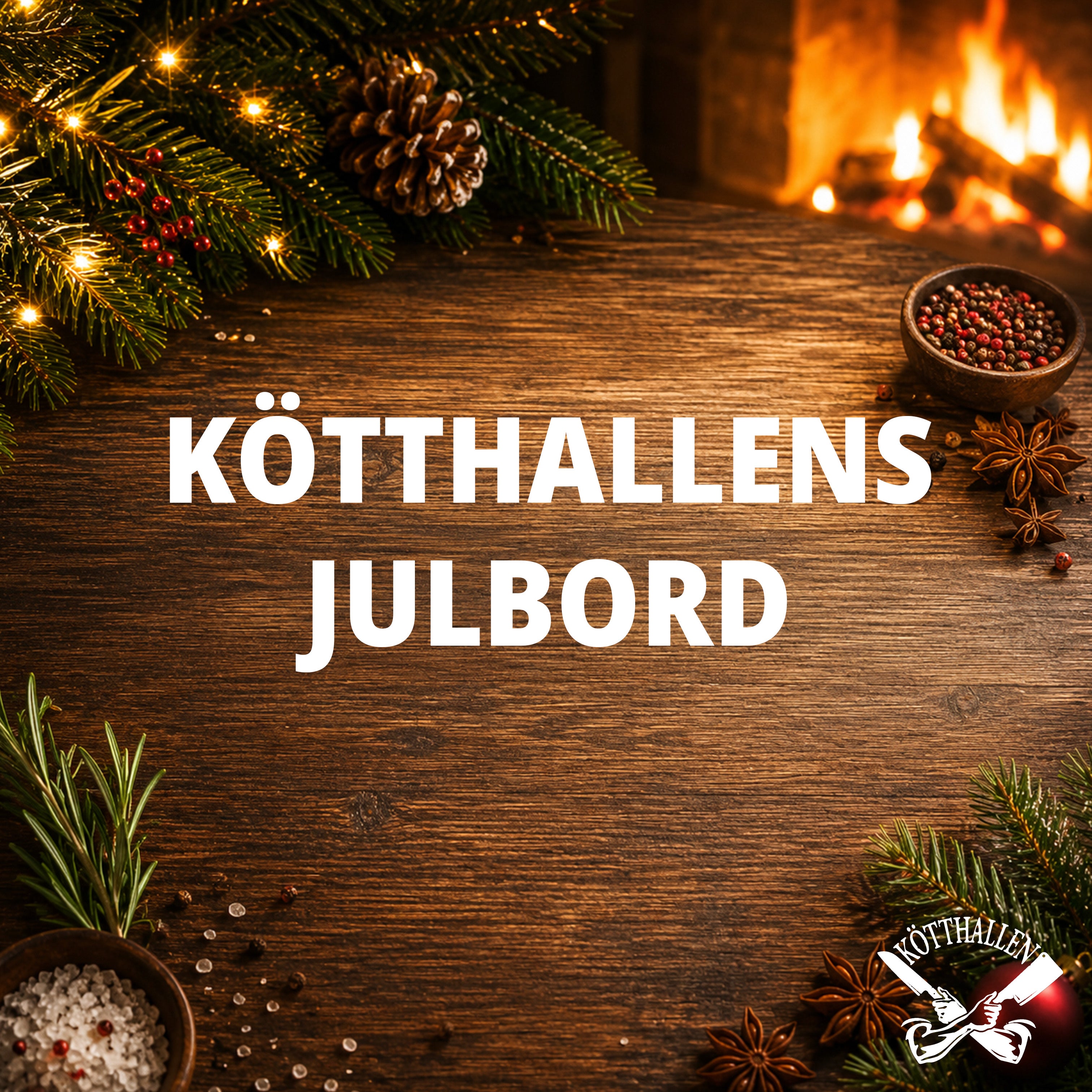 -BUTIKSUPPHÄMTNING- KÖTTHALLENS JULBORD