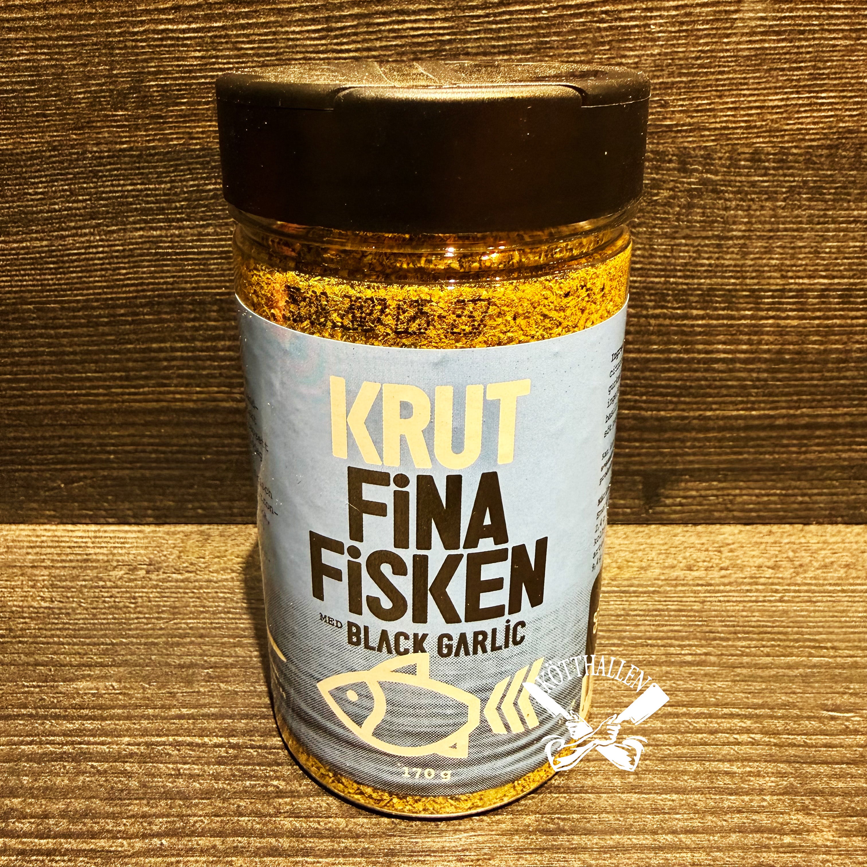 KRUT FINA FISKEN MED BLACK GARLIC, KRUT