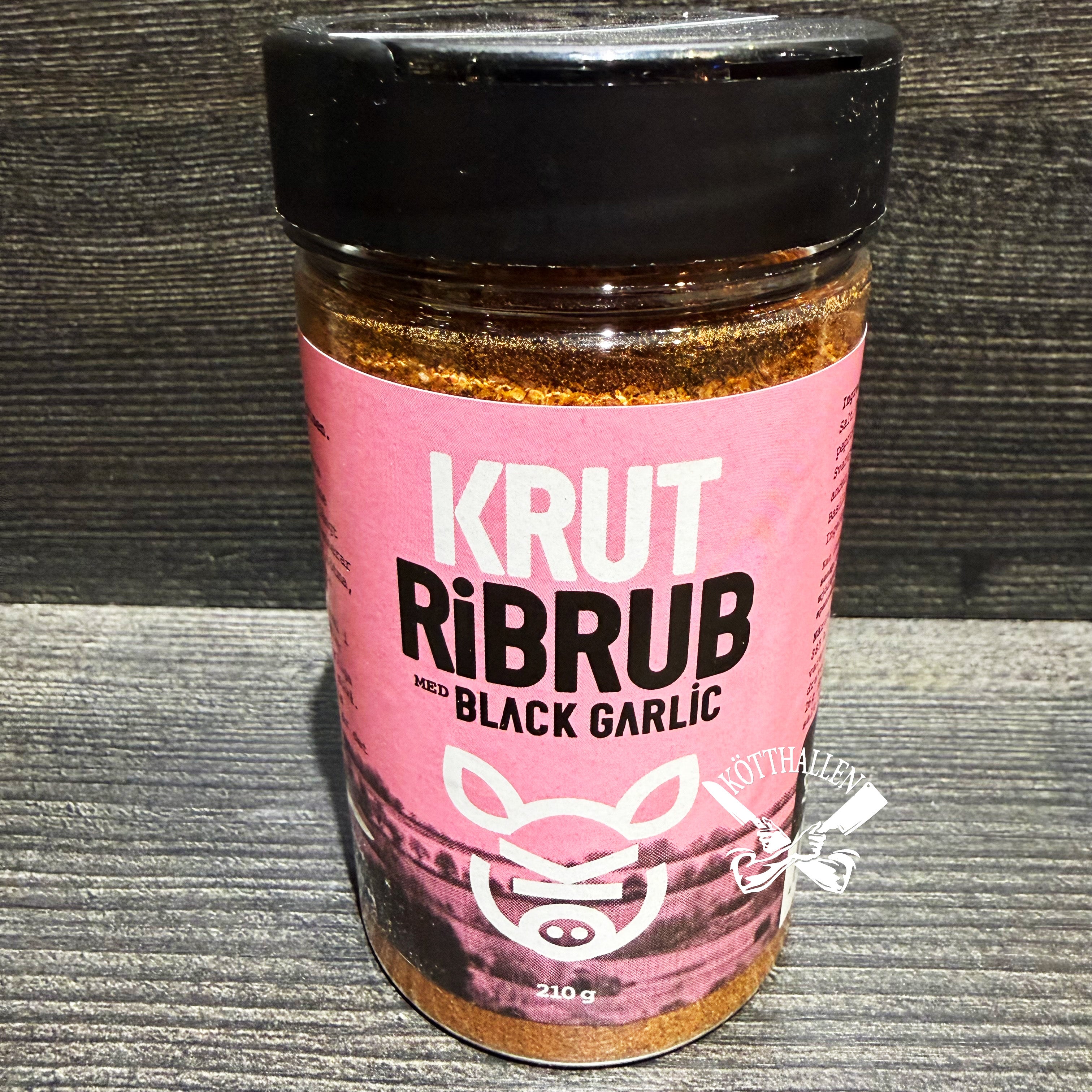 RIBRUB MED BLACK GARLIC, KRUT