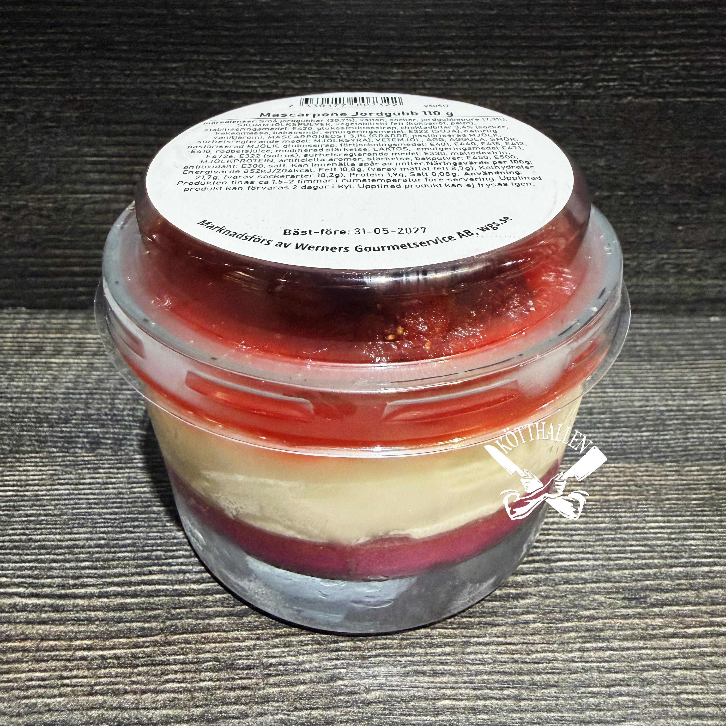 MASCARPONE & JORDGUBBSDESSERT