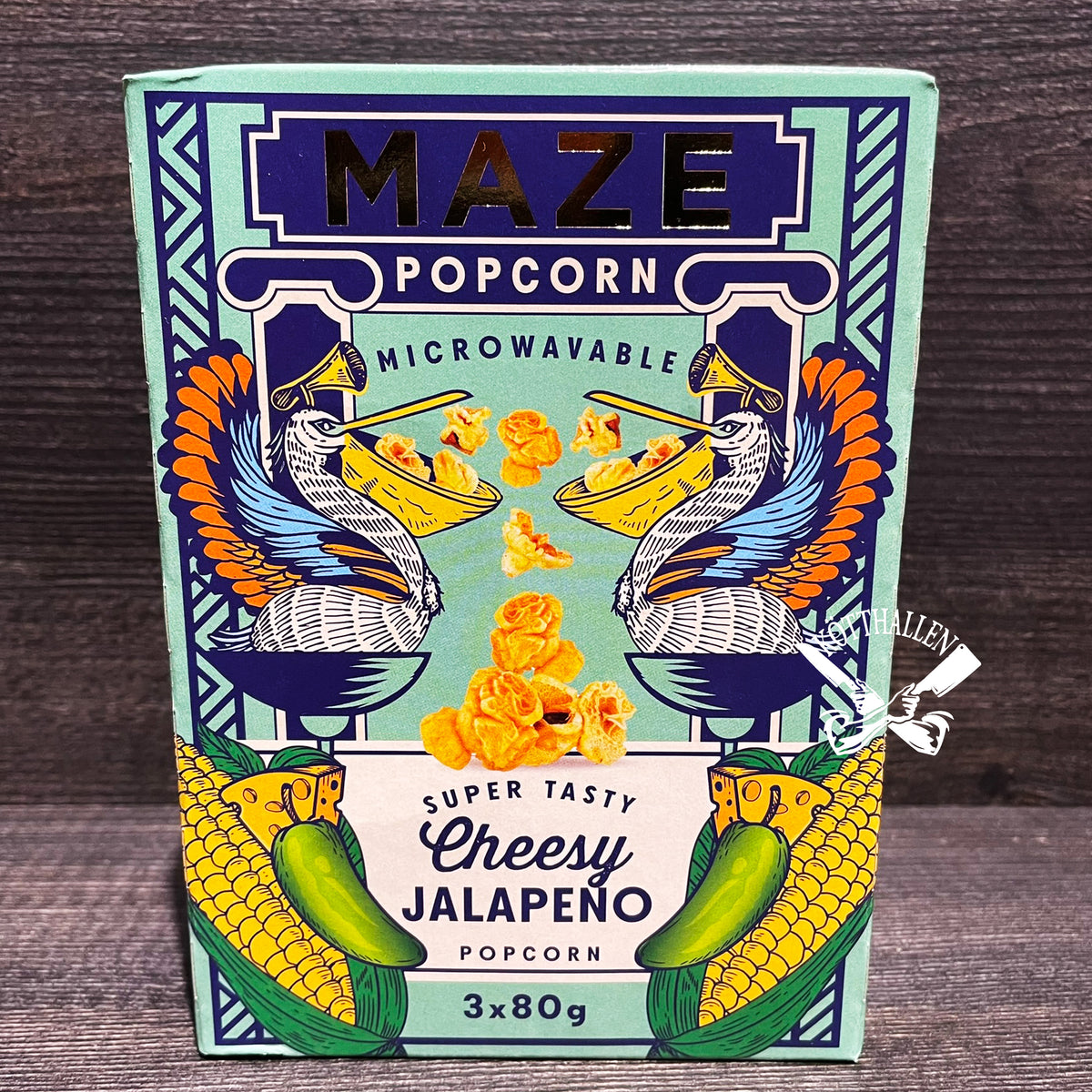 CHEESY JALAPENO POPCORN, MAZE