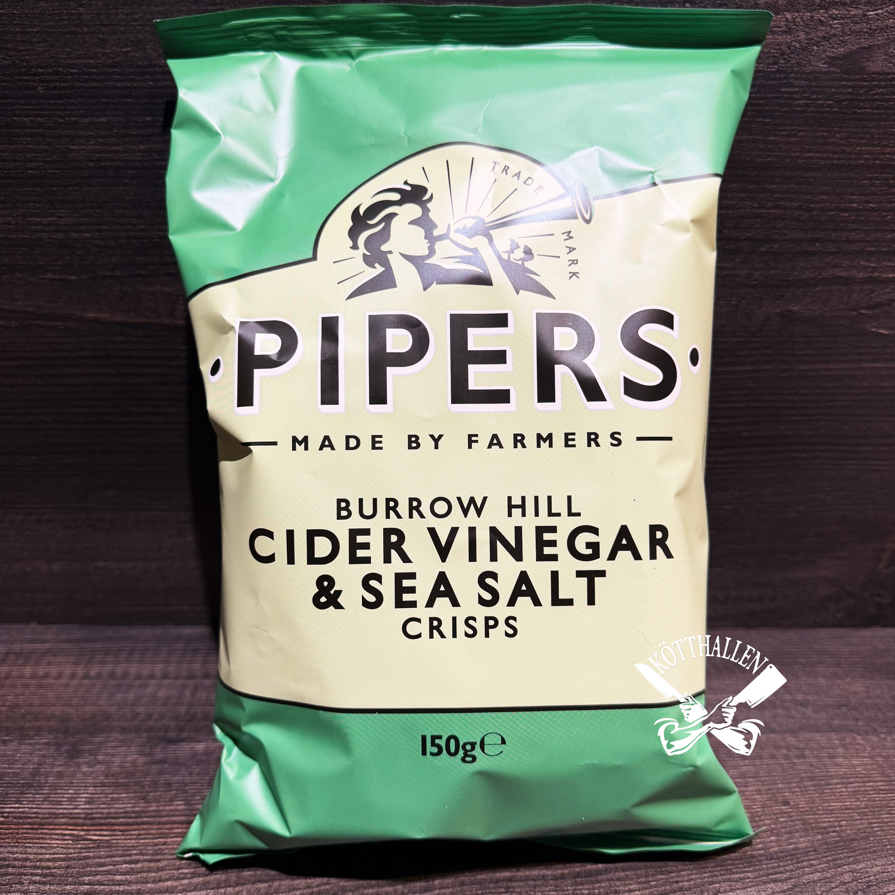 CIDER VINEGAR & SEA SALT CRISPS, PIPERS