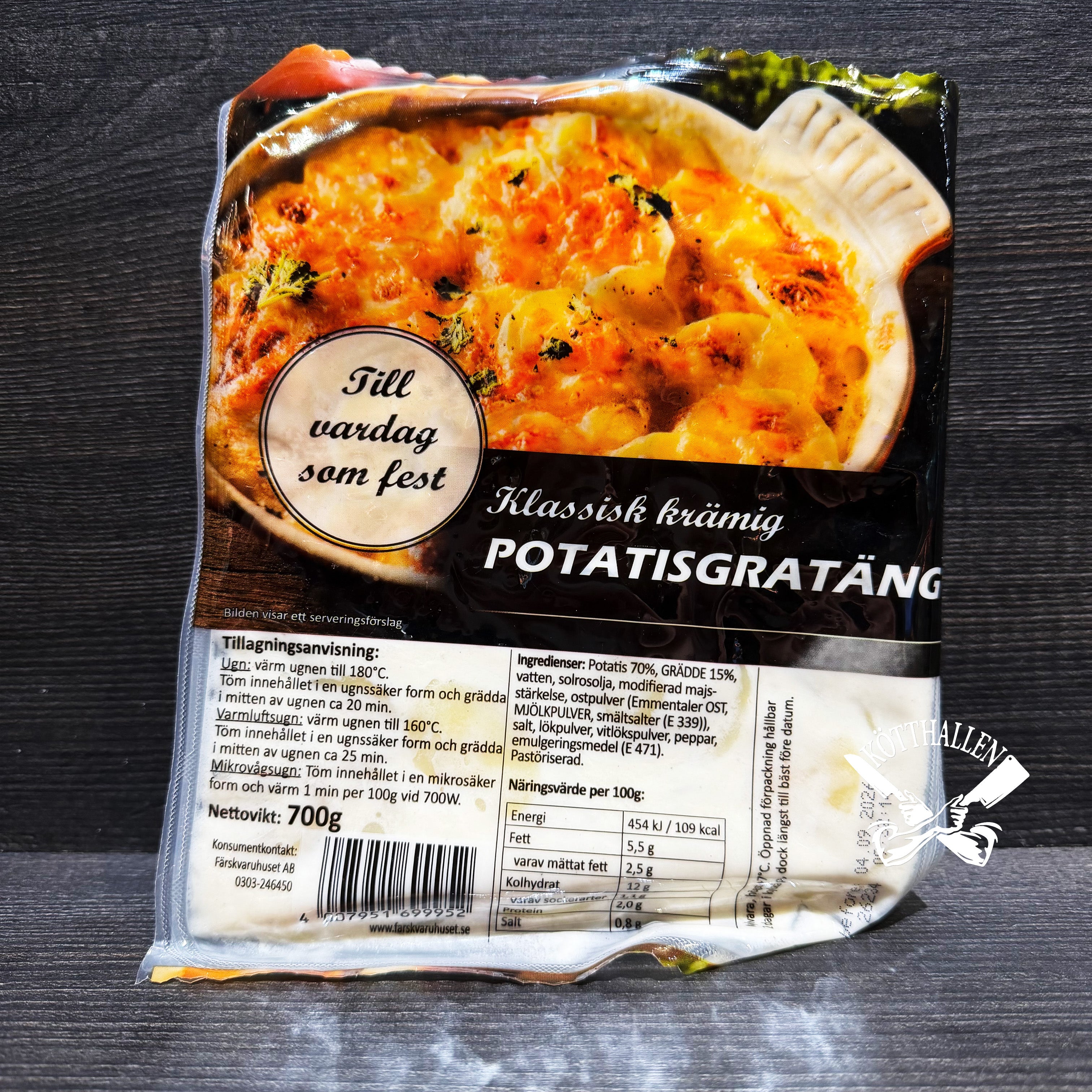 KLASSISK KRÄMIG POTATISGRATÄNG