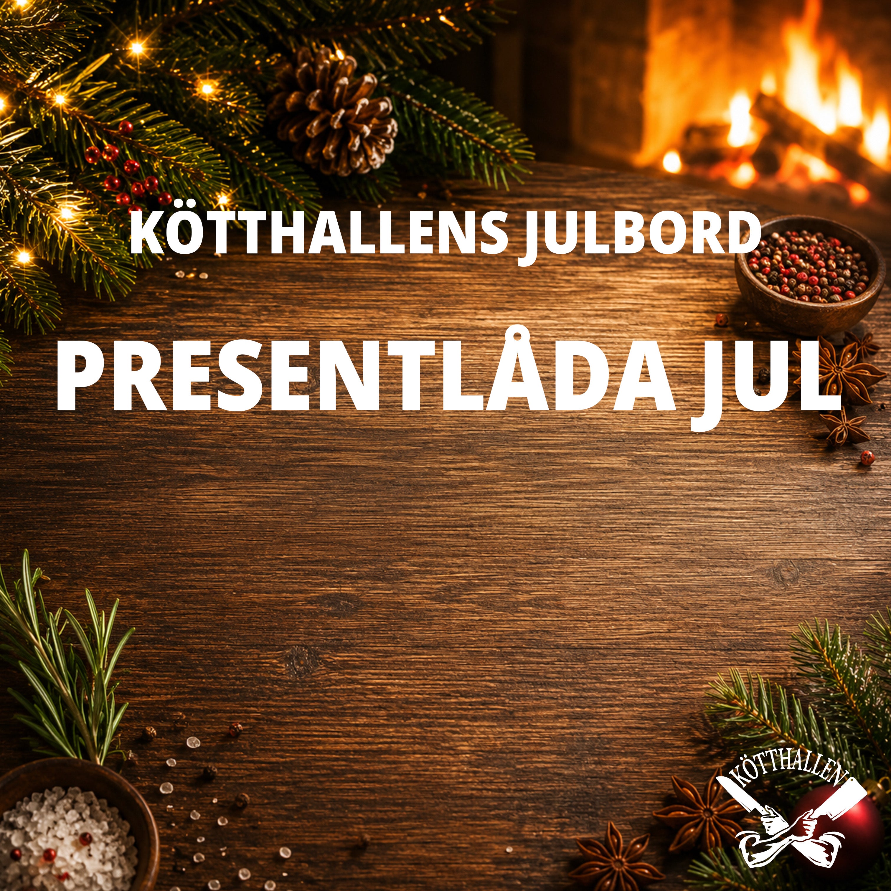 -HEMLEVERANS- PRESENTLÅDA JUL