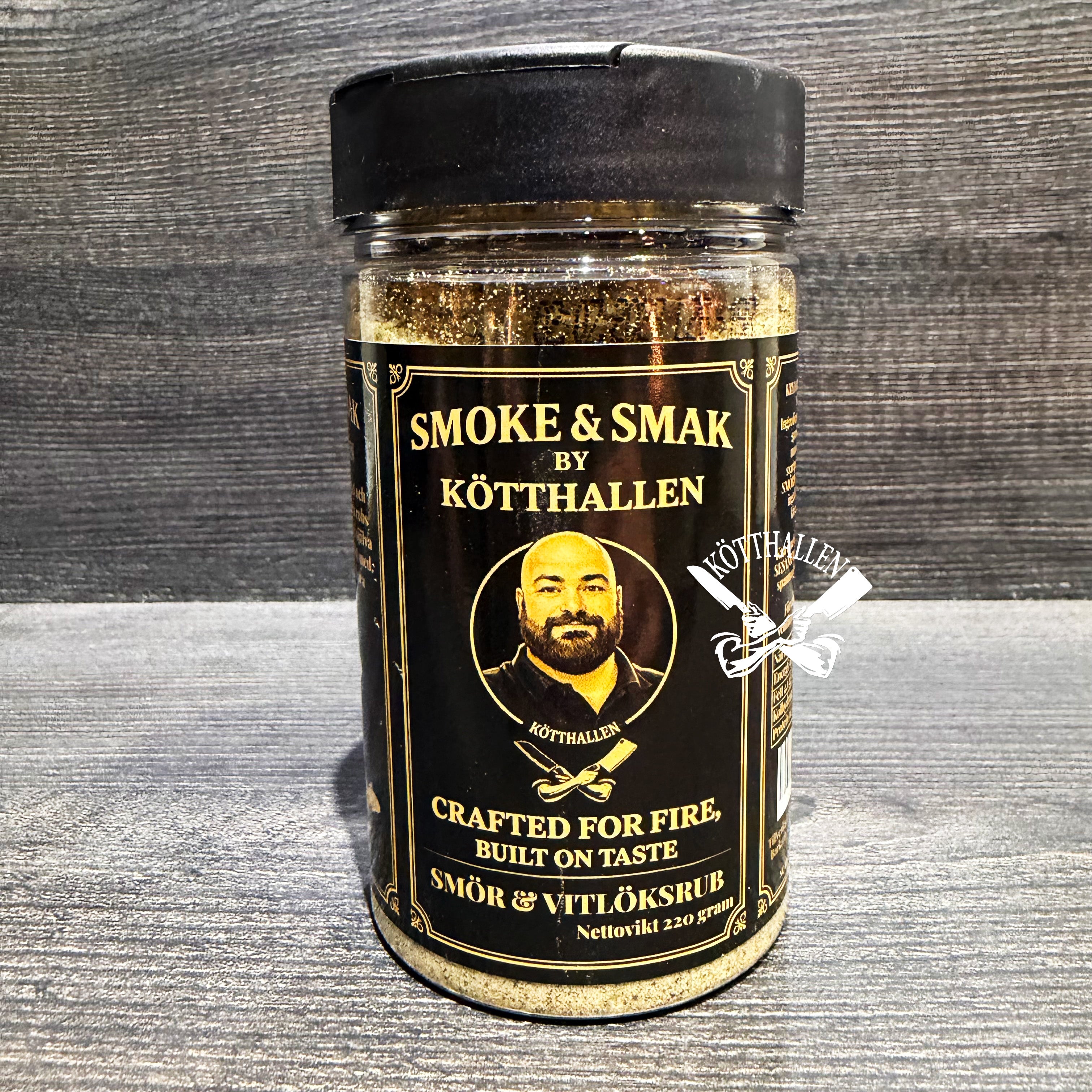 SMÖR & VITLÖKSRUB, SMOKE & SMAK BY KÖTTHALLEN